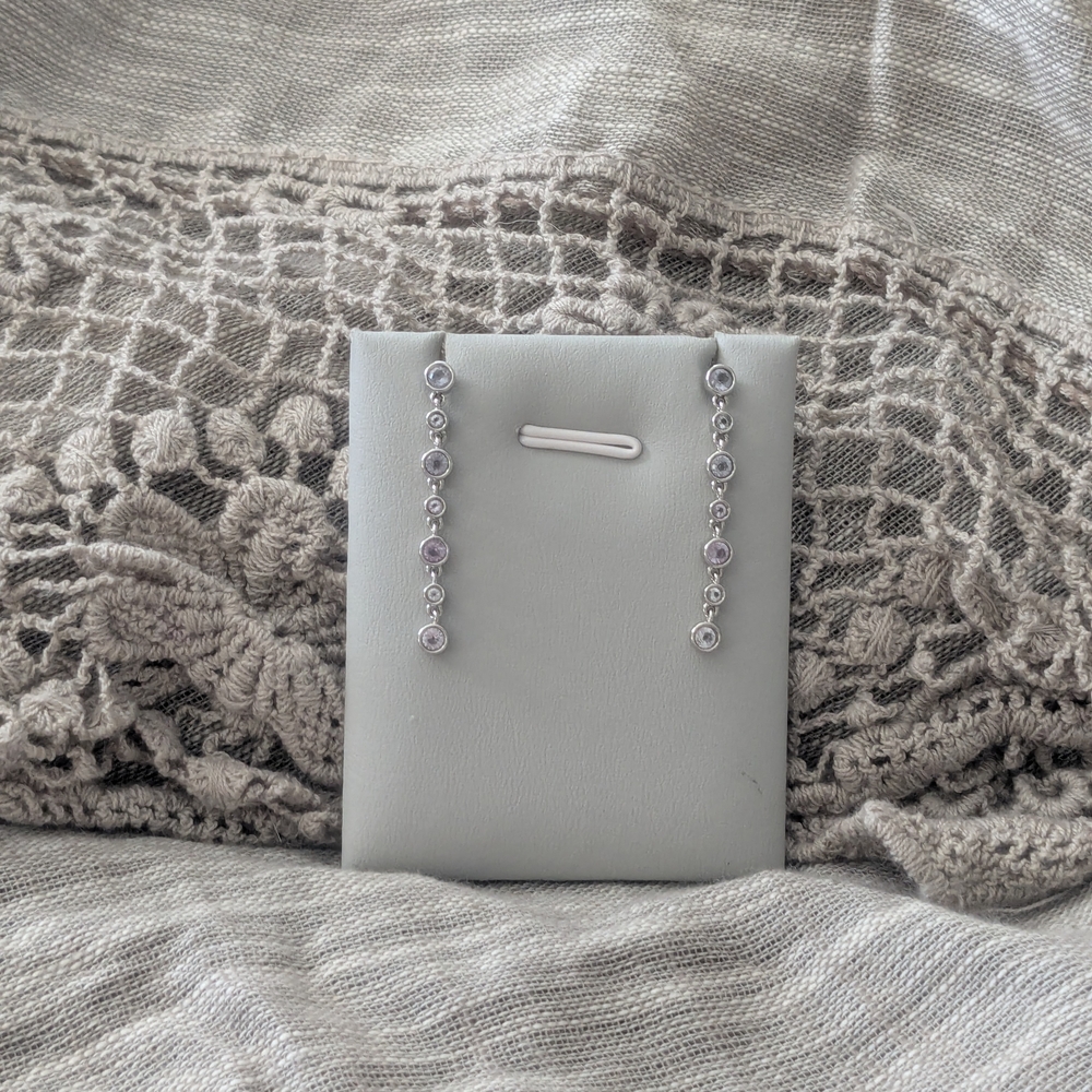 Elegant Silver Drop Earrings